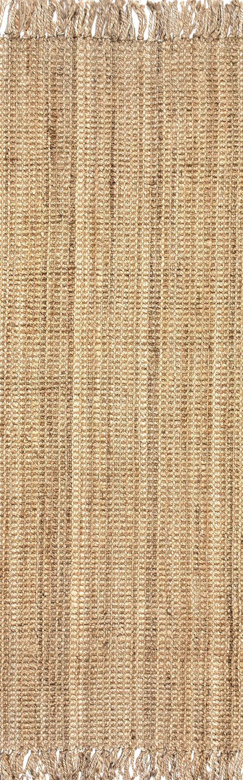 Chunky Jute Tasseled Rug | Natural | Rugs USA