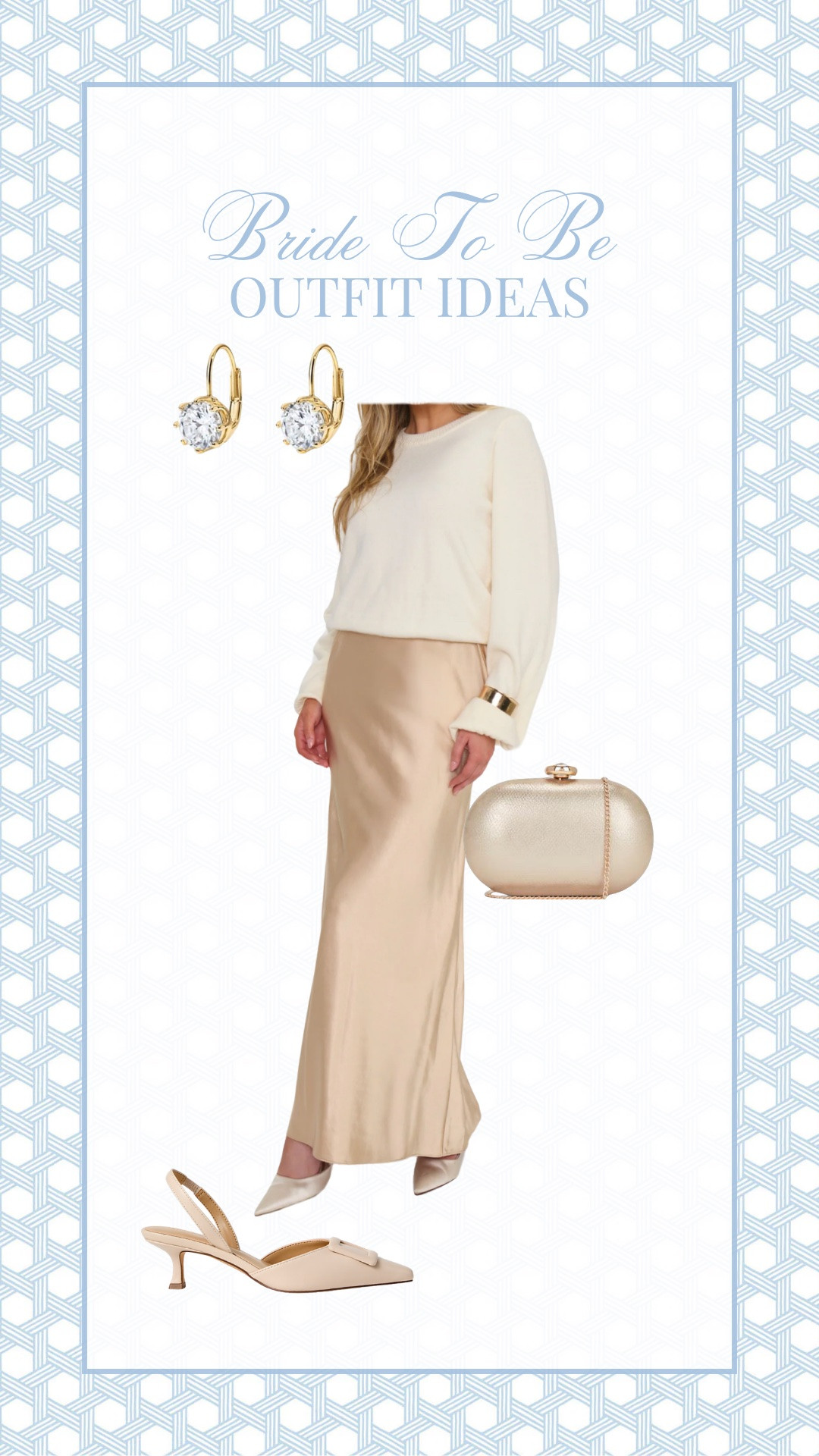 Outfit ideas for the bride to be!

Bridal outfit // bridal shower // engagement photo outfit