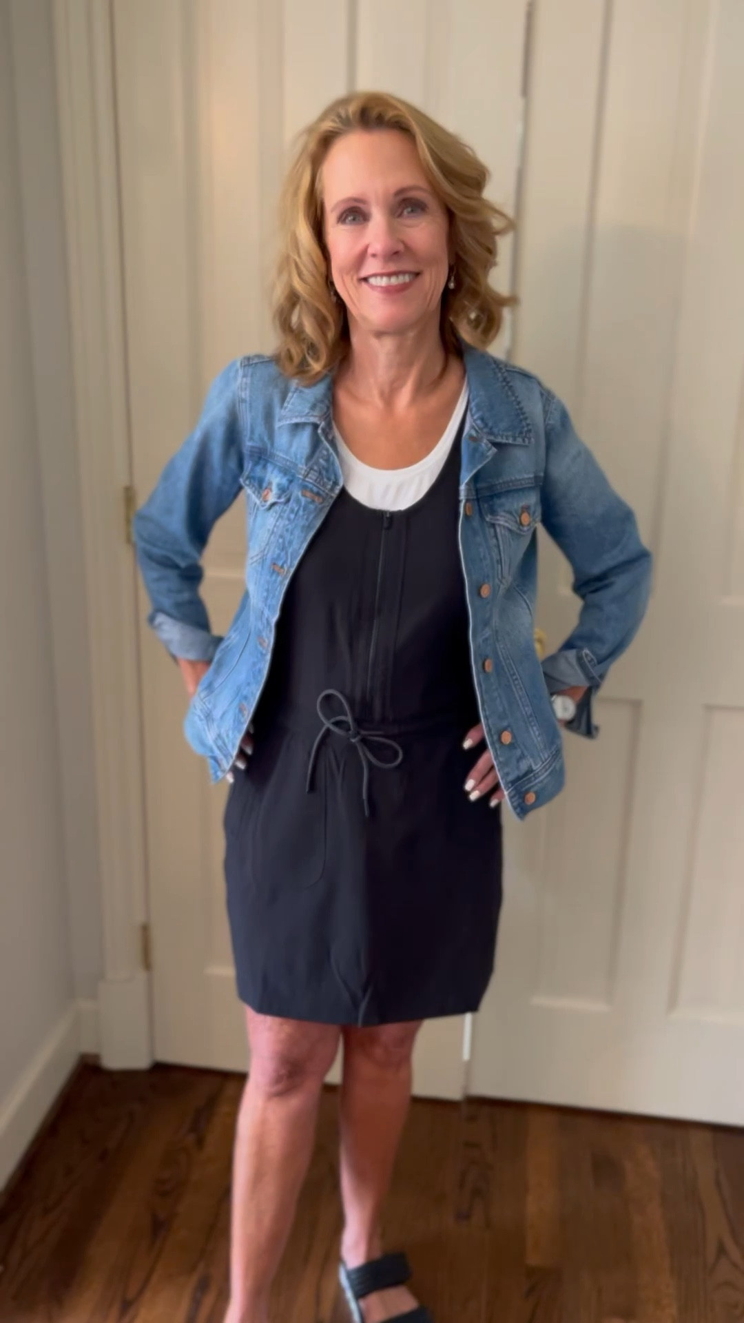 We love this dress!   So versatile for shopping, travel, sports and an everyday casual put together look.  Val wears a size 2.  Zippered neckline, zippered pockets (who doesn’t love this) built in shorts and  lightweight!!!   

#casualdressing
#daydressing


#LTKunder100 #LTKSeasonal #LTKFind