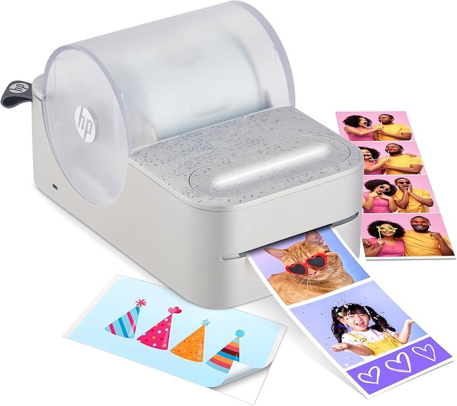 HP Sprocket Panorama Instant Color Label & Smartphone Photo Printer - Portable - Personalize Prin... | Amazon (US)