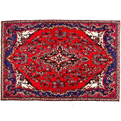 Breashia One-of-a-Kind 5'11" x 8'6" 1970s Area Rug in Red/Black | Wayfair North America