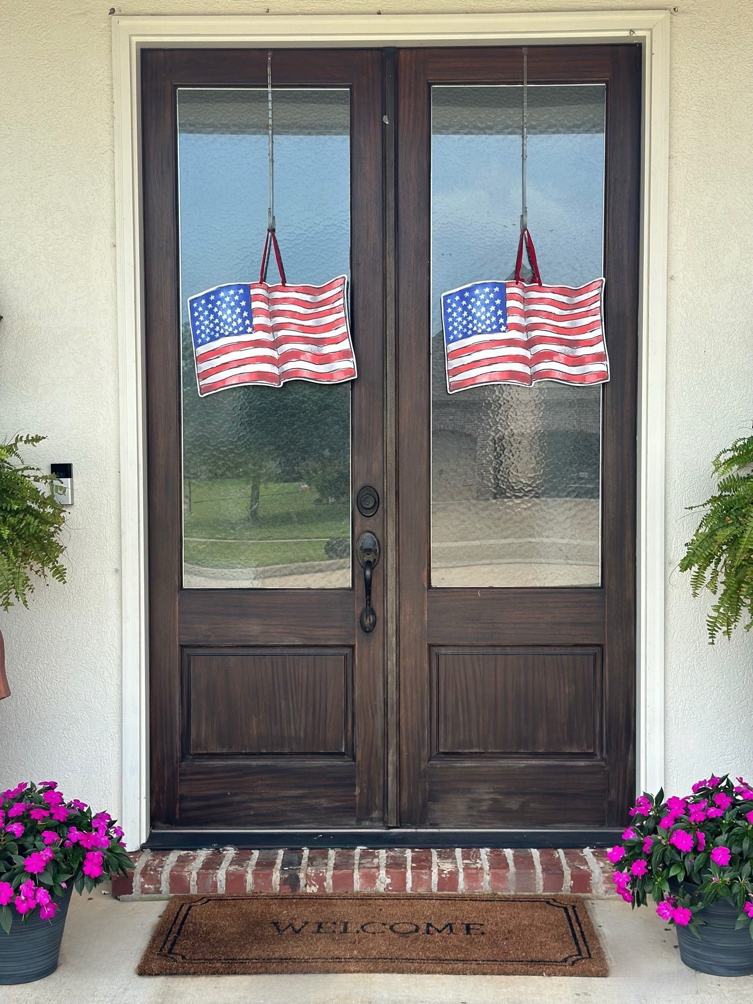 America flag door hangers

#LTKHome #LTKSeasonal