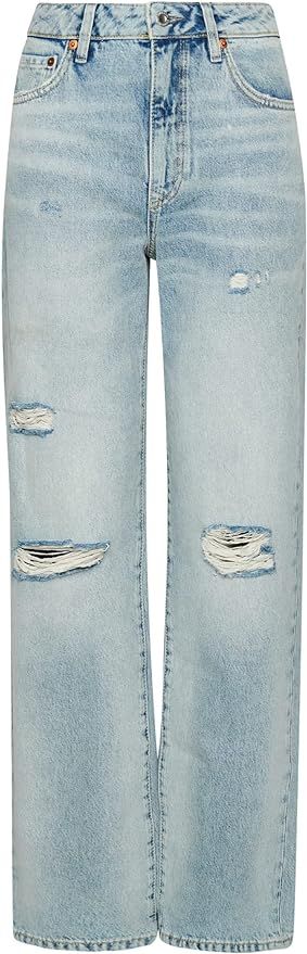 Superdry Womens Organic Cotton Wide Leg Jeans, Wide Fit. Some Call It Baggy | Amazon (US)