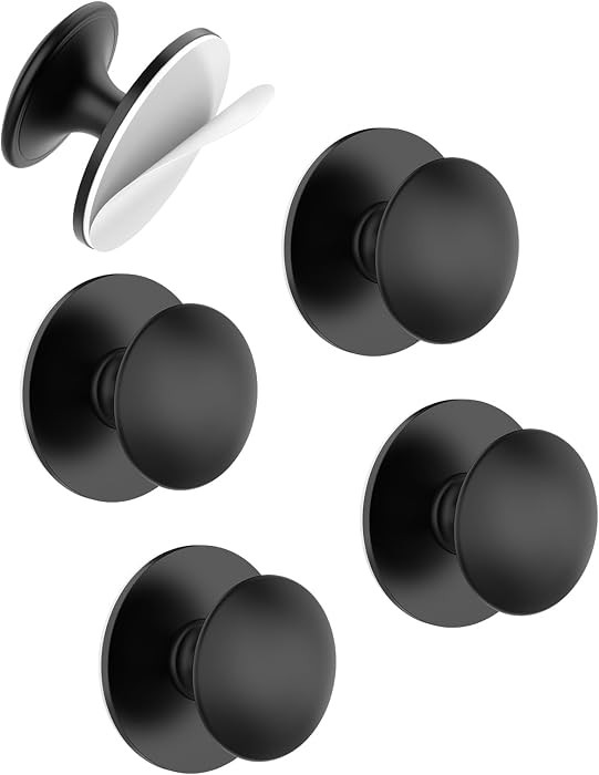 Kitchen Cabinet Handles, No-Punch Peel and Stick Drawer Knobs for Refrigerators, Dressers, Window... | Amazon (US)