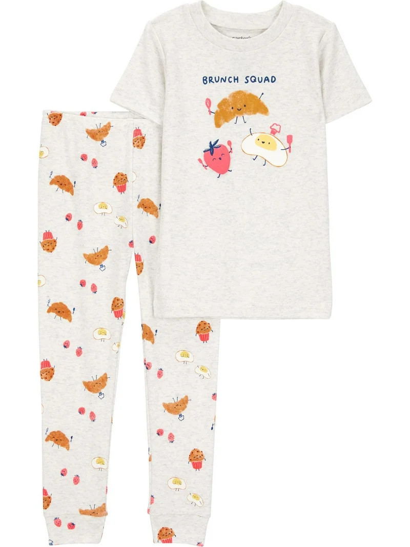 Carter's Child of Mine Baby and Toddler Pajama Set, 2-Piece, Sizes 12M-5T | Walmart (US)