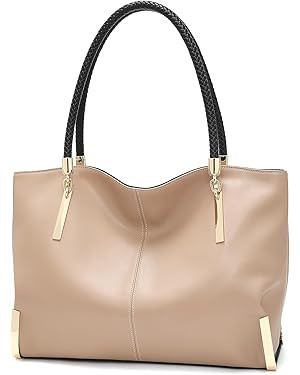 FOXLOVER Large Capacity Tote Handbags for Women, Women's Top-handle Bags Fashion Shoulder Bags Pu... | Amazon (US)