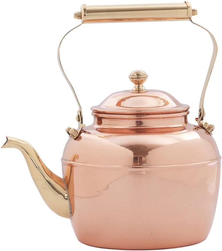 Old Dutch Solid Copper Teakettle with Brass Handle, 2.5-Quart | Amazon (CA)