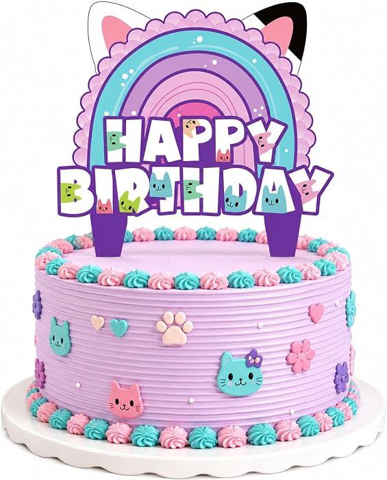 Dollhouse Birthday Cake Topper Girl Party SuppliesDoll House Party Decorations | Amazon (US)