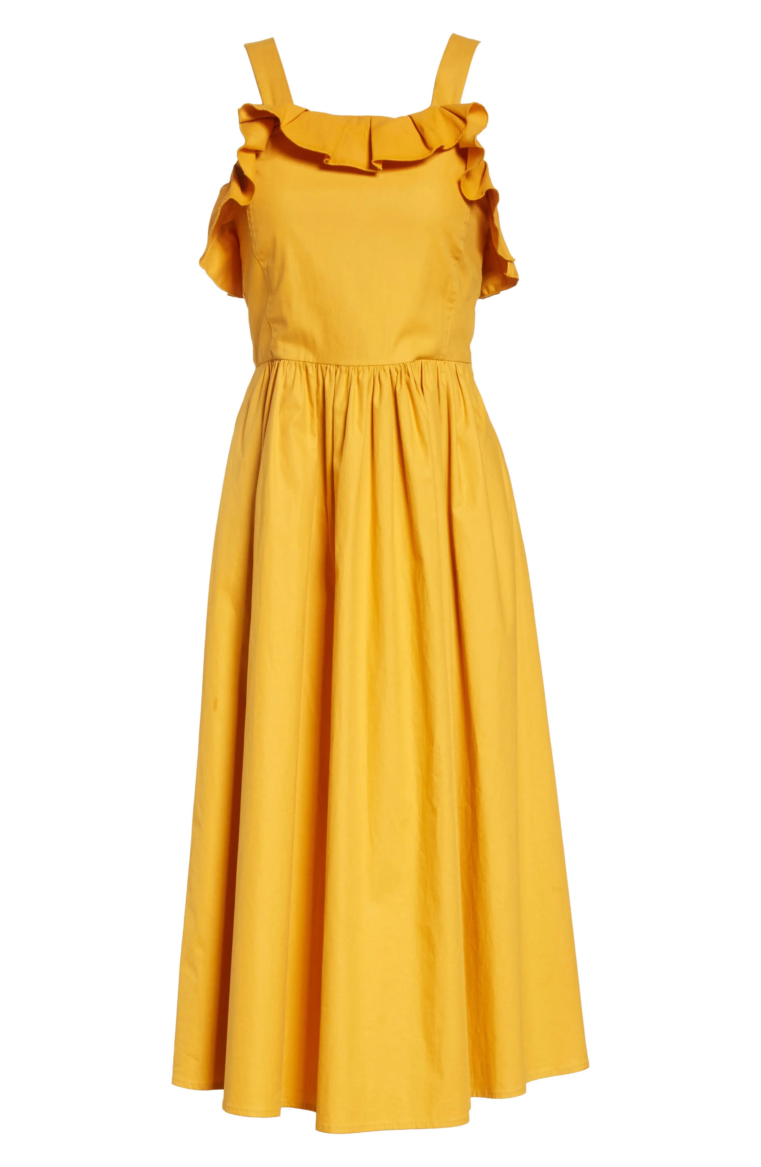 Sunrise Ruffle Midi Dress | Nordstrom