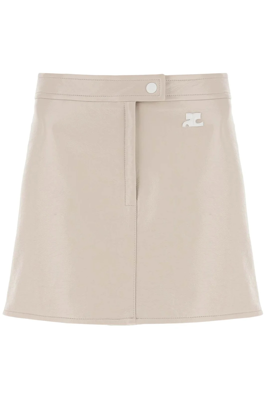 Courrèges Logo Embroidery Mini Skirt | Cettire Global