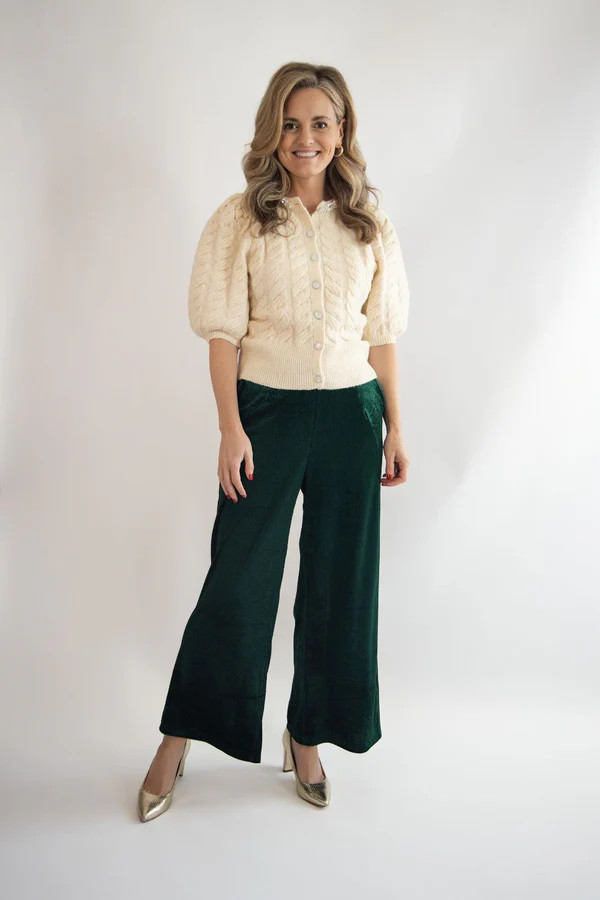 Wide Leg Velvet Pants | Edit No. 5 Boutique