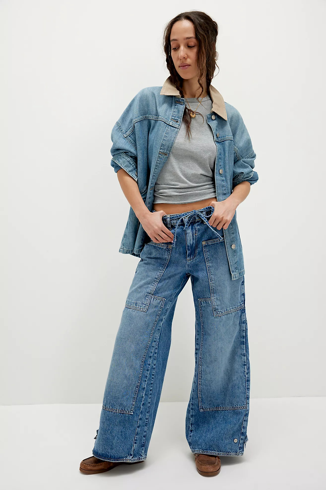 CRVY Outlaw Wide-Leg Jeans | Free People (Global - UK&FR Excluded)