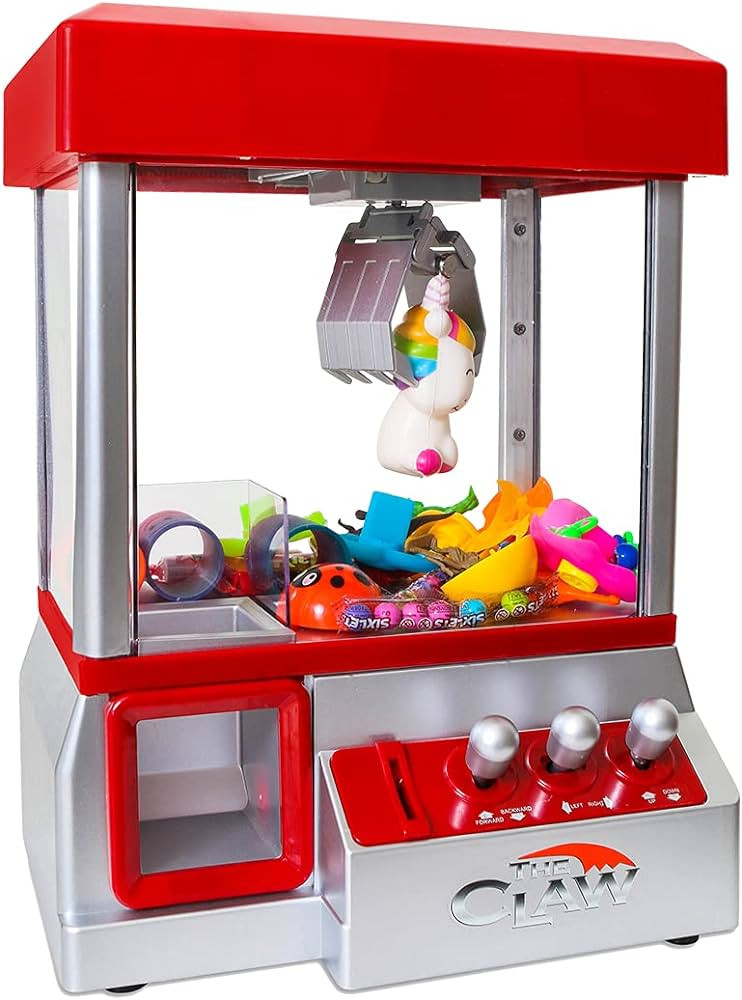 Bundaloo Claw Machine Arcade Game with Sound, Cool Fun Mini Candy Grabber Prize Dispenser Vending... | Amazon (US)