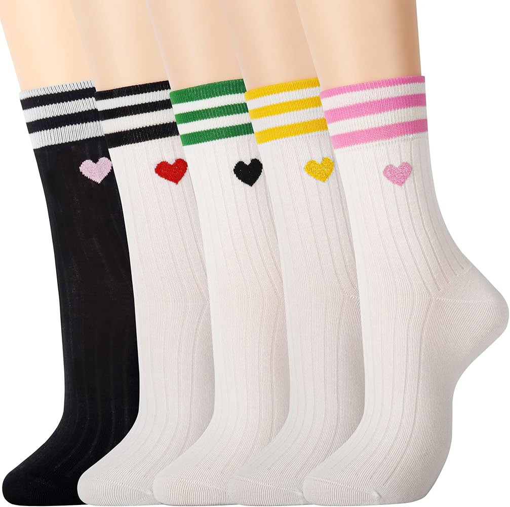 Jeasona Women's Cute Socks Funny Christmas Birthday Gifts for Women Mom Teenage Girls | Amazon (US)