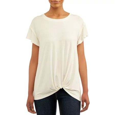 Women's Front Knot T-Shirt | Walmart (US)