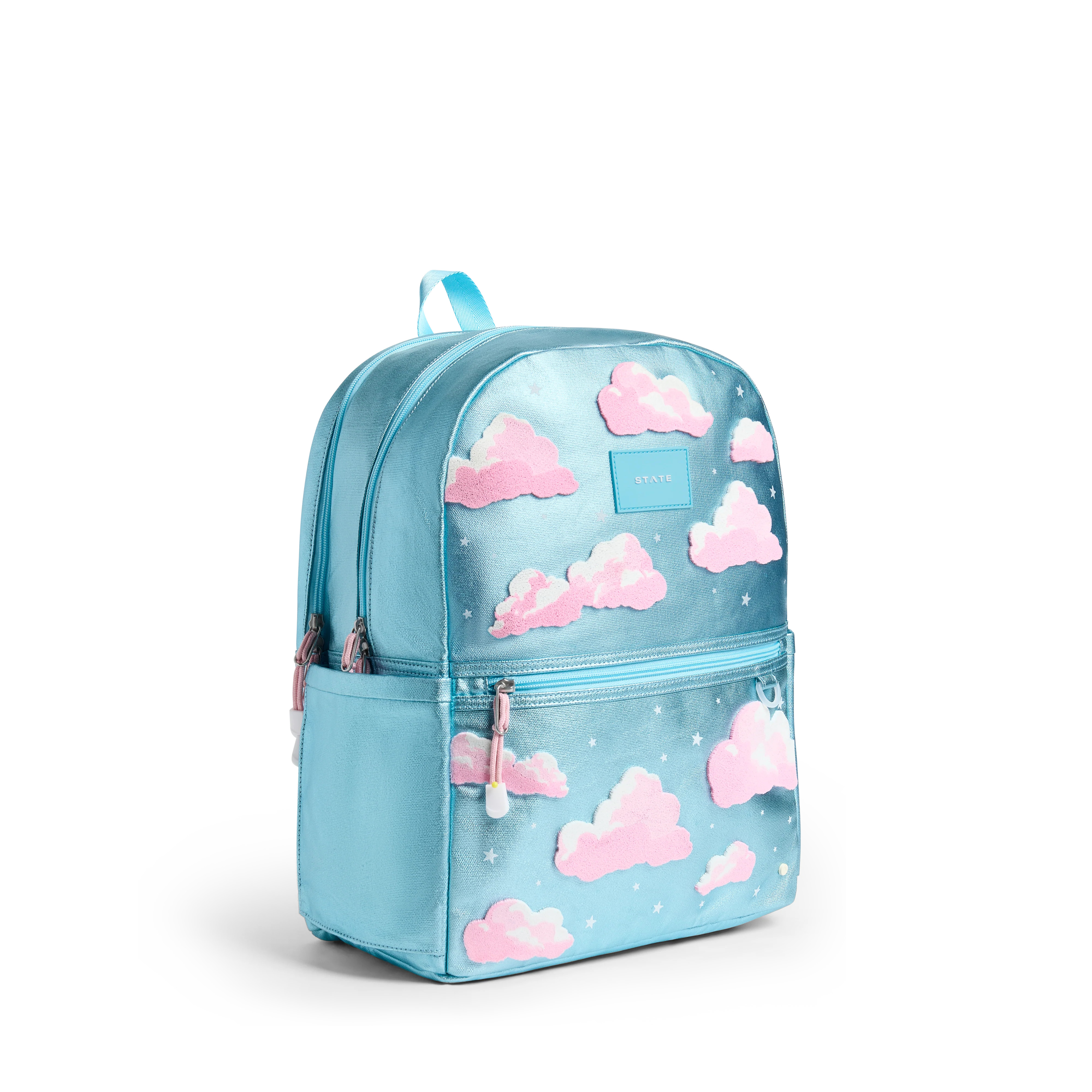 STATE Bags | Kane Double Pocket Backpack Metallic Clouds | STATE Bags