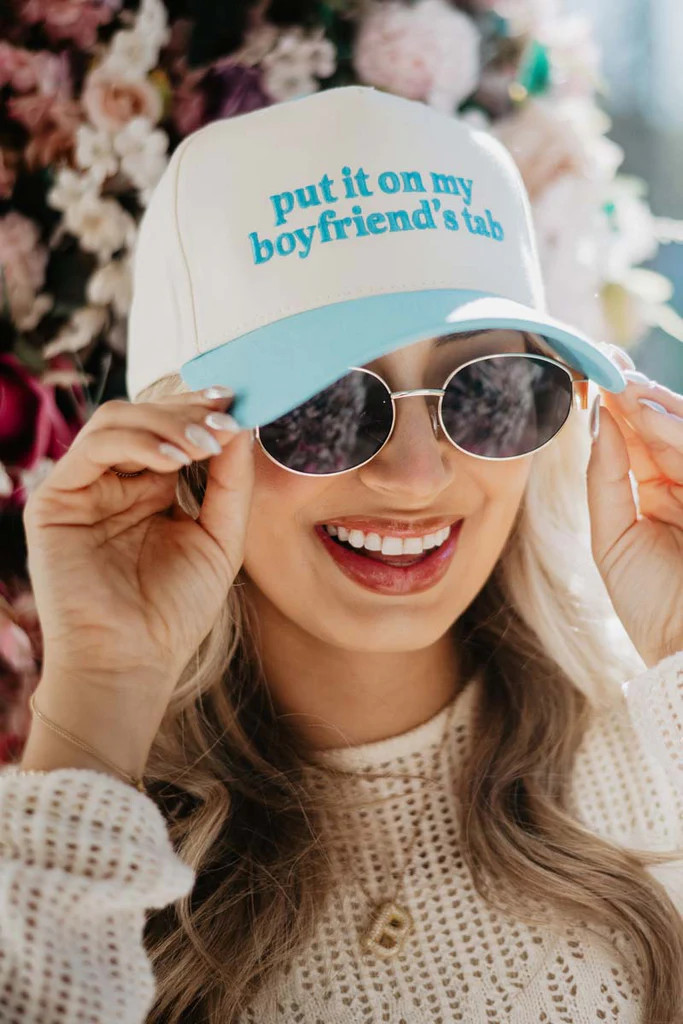 Put It On My Boyfriend's Tab Two-Toned Vintage Hat | Katydid.com