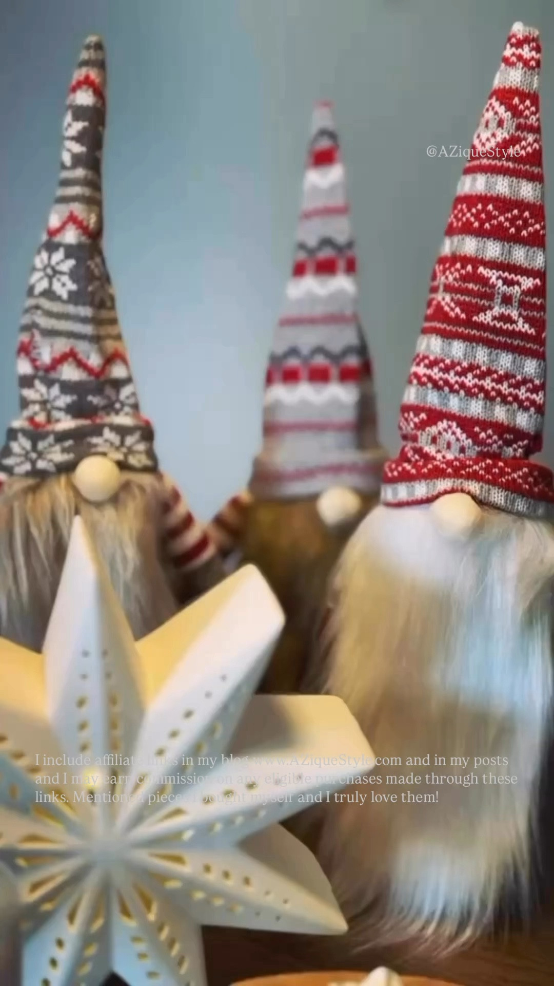 My dear friends! Christmas is just around the corner! Hoooray and cheers for the holidays! Have you been thinking about a holiday party? Are you planning to host or you are invited somewhere? I love to host! Found so many small cute original ideas this season! Love the gnome covers for wine bottles, they look and feel amazing! I am sure they gonna rock the party this year:) Great gift for hosting lovers by the way! Also loving all my wine glass tags, but the snowflake ones are my top of the top:) They are so detailed and solid - feels like are made of silver, but they are not! Awesome quality. I also found a wonderful table top wine opener a while ago. I get so much interest for it from my friends and family. Everyone thinks that this is great and elegant gift option! I am also loving all my white ceramic Christmas decors - houses, taverns, trees and the large snowflake. Most of them are pre-lit and look gorgeous in the evening when lights are down. I am also loving my small wooden accent pieces - snowflakes, trees, mittens. I just sprinkle them all over the table top, console table, bar and they create such christmasy cosy atmosphere. And believe it or not I did not break the bank! :)) I linked everything in my blog and my LTK store. Come and see what I have found! See you! :)) #aziquestyle #christmas2024

#LTKHoliday #LTKGiftGuide #LTKParties