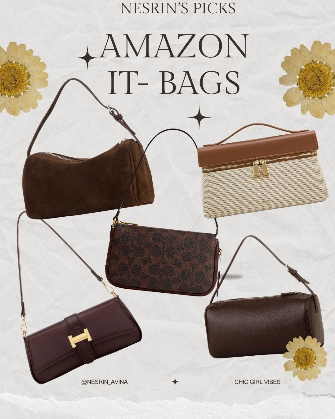 Brown bag
Brown purse
Brown aesthetics