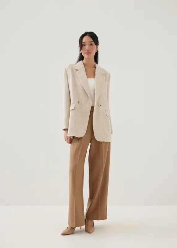 Lolly Tailored Tweed Blazer | LOVEBONITO SINGAPORE PTE LTD