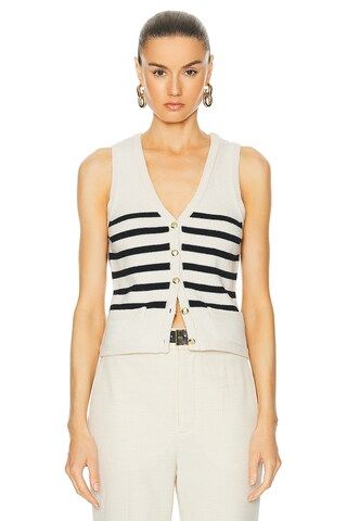 by Marianna Calanth Striped Vest
                    
                    L'Academie | Revolve Clothing (Global)