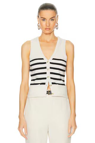 by Marianna Calanth Striped Vest
                    
                    L'Academie | Revolve Clothing (Global)
