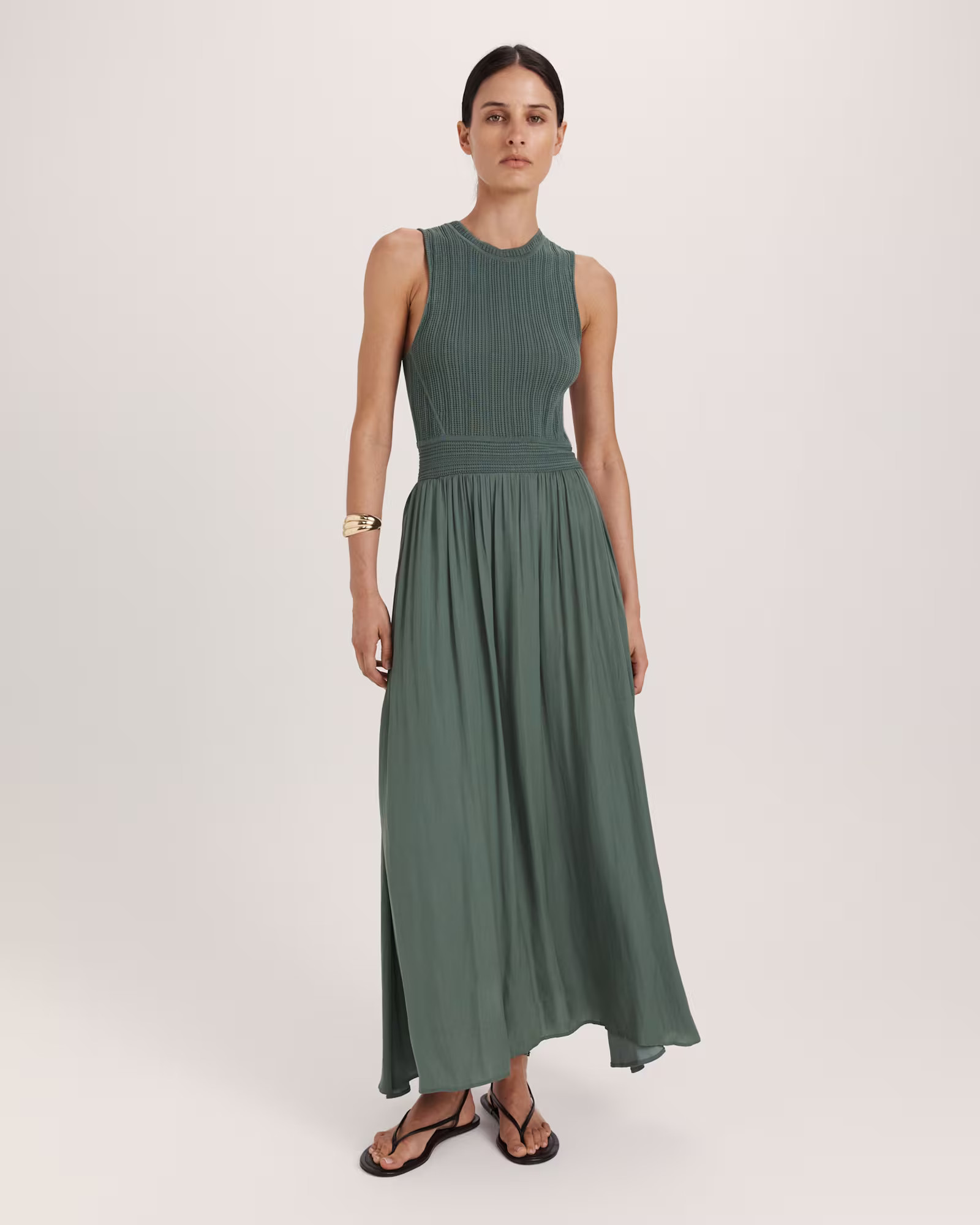 Lillian Mixed Media Maxi Dress | SABA (Australia)