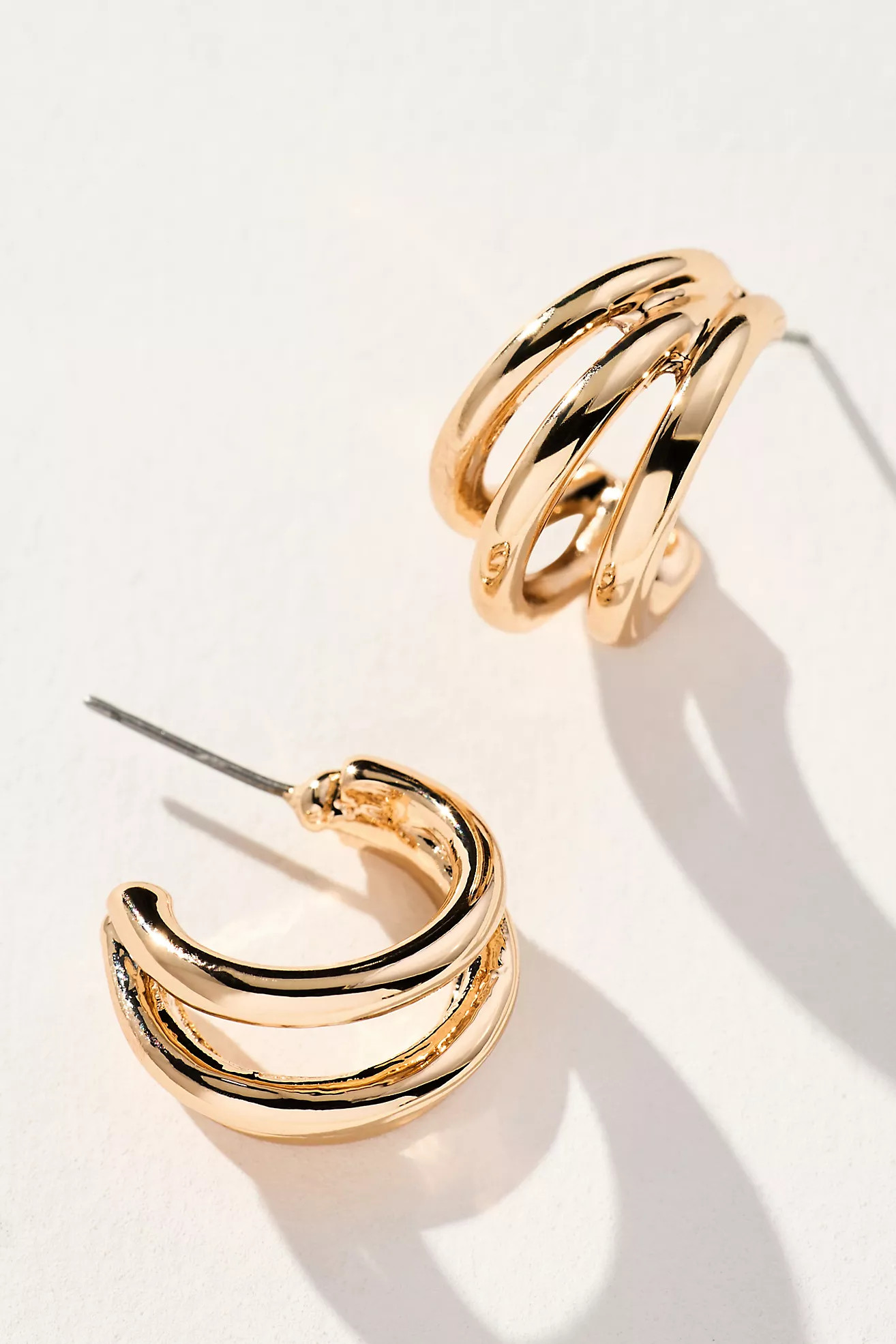 Triple Huggie Hoop Earrings | Anthropologie (US)