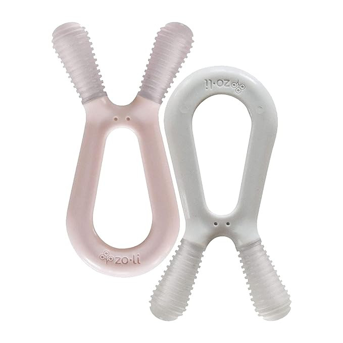 ZOLI INC Blush Ash Bunny Teethers, 2 PK | Amazon (US)