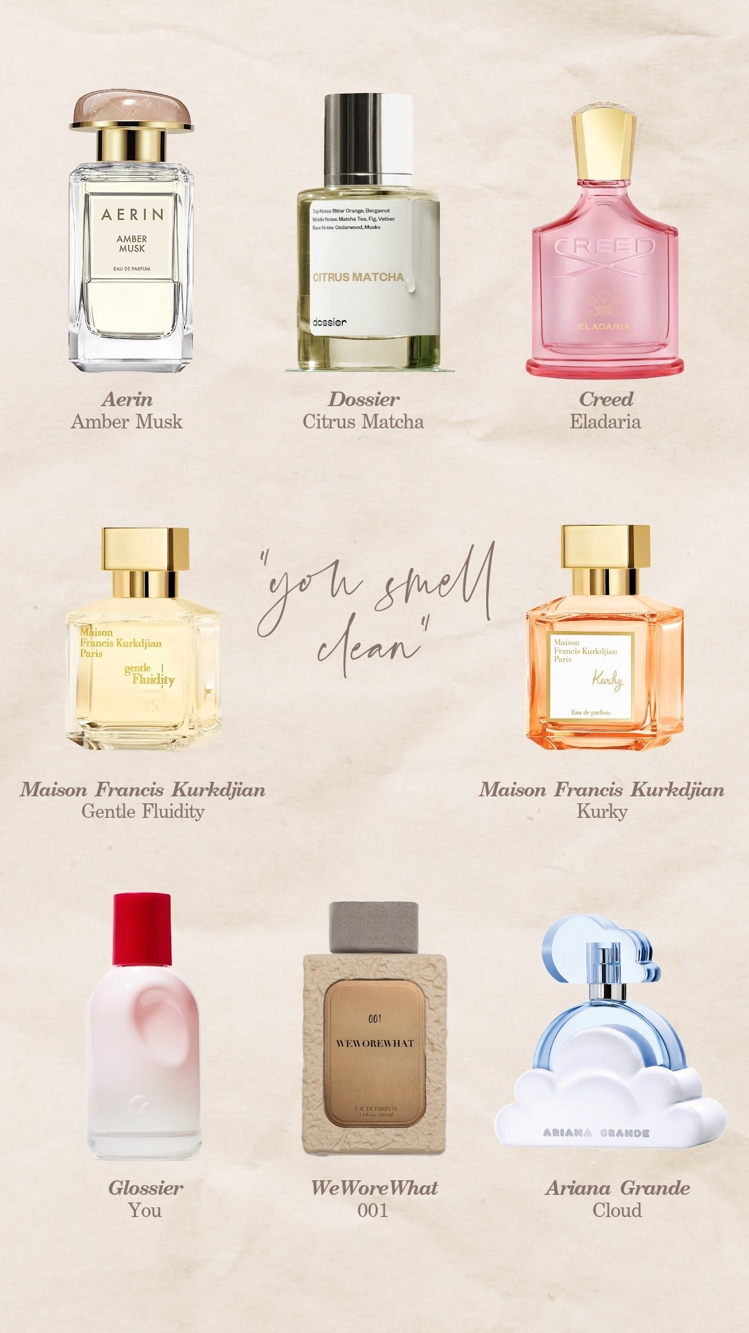 Clean girl smells 