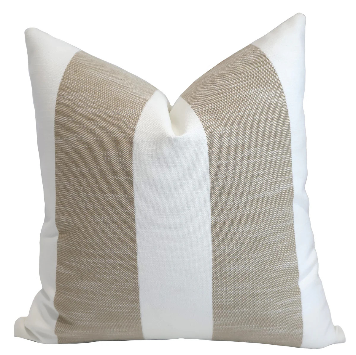 Cabana Light Tan Outdoor Pillow Cover 20 | Hackner Home (US)
