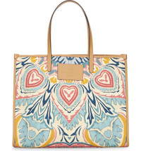 Click for more info about Globetrotter Heart Print Shopping Tote