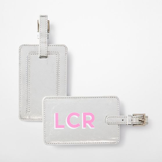 Fillmore Vegan Leather Luggage Tag | Mark and Graham