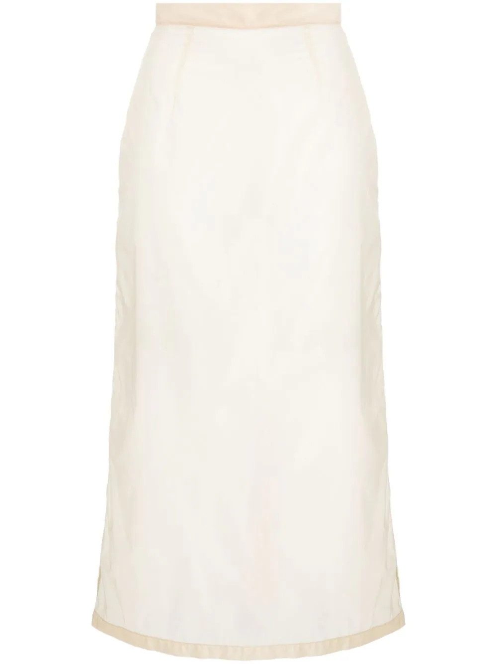 semi-sheered high-waisted skirt | Farfetch Global