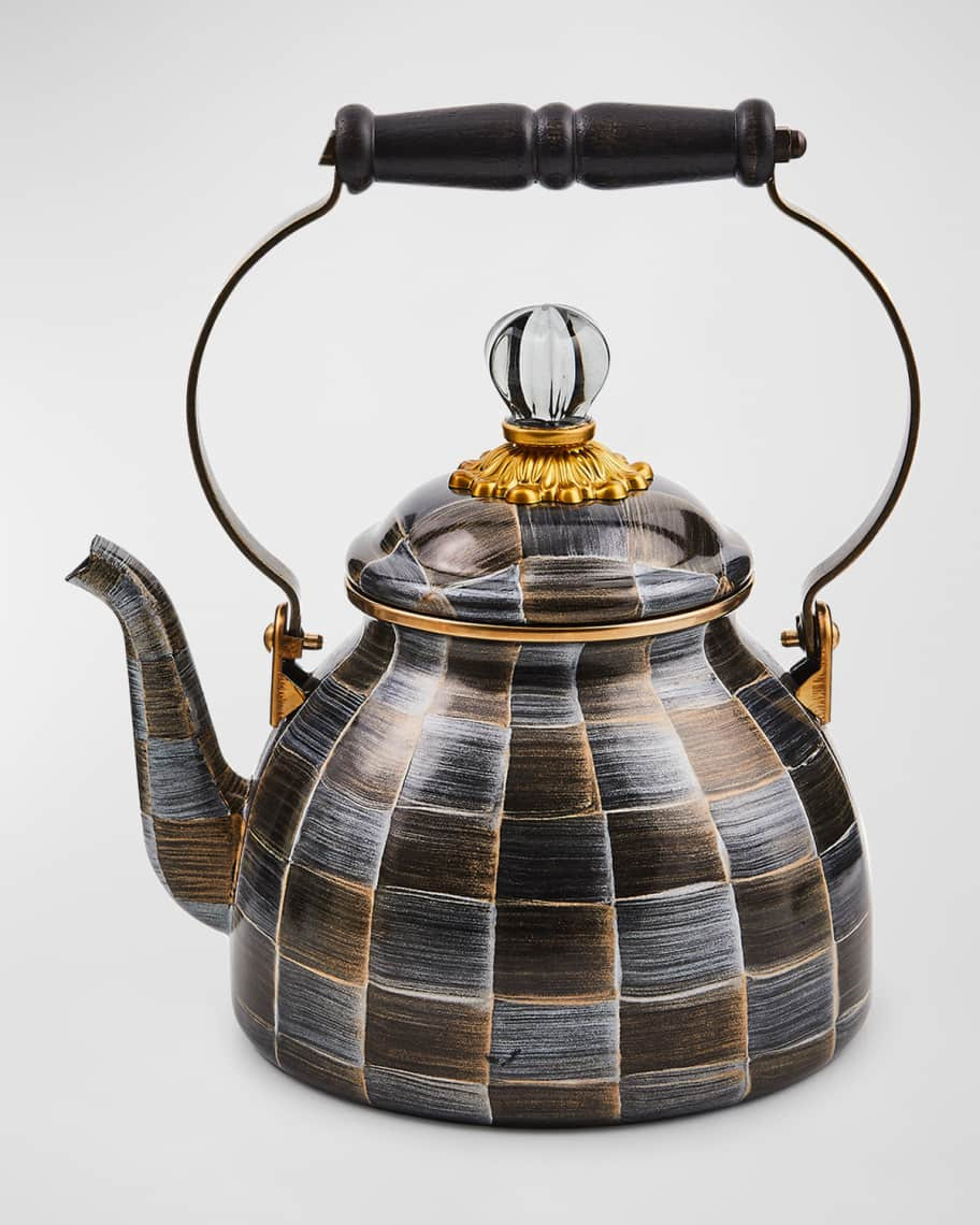 MacKenzie-Childs Sophisticheck 2-Quart Tea Kettle | Neiman Marcus