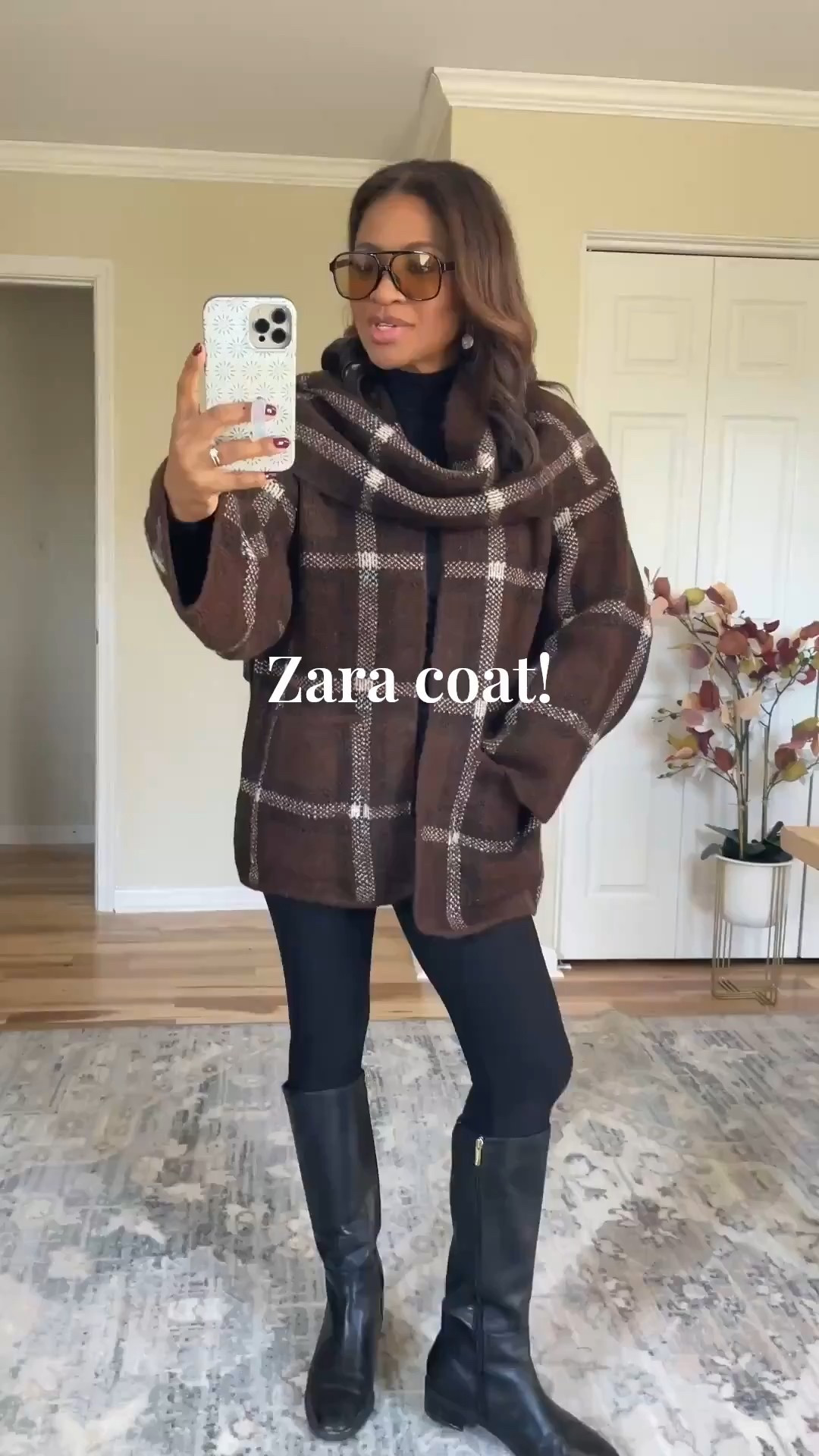 Wearing a S-M in this gorgeous Zara coat! 

 #ltkover40 #ltkfindsunder50 #ltkfindsunder100

