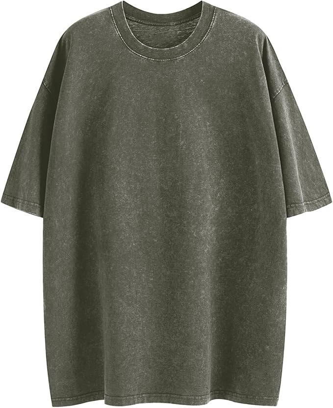 Oversized T Shirts for Women Vintage Basic Boyfriend Tees Loose Fit Baggy Grunge Shirts Acid Wash... | Amazon (US)