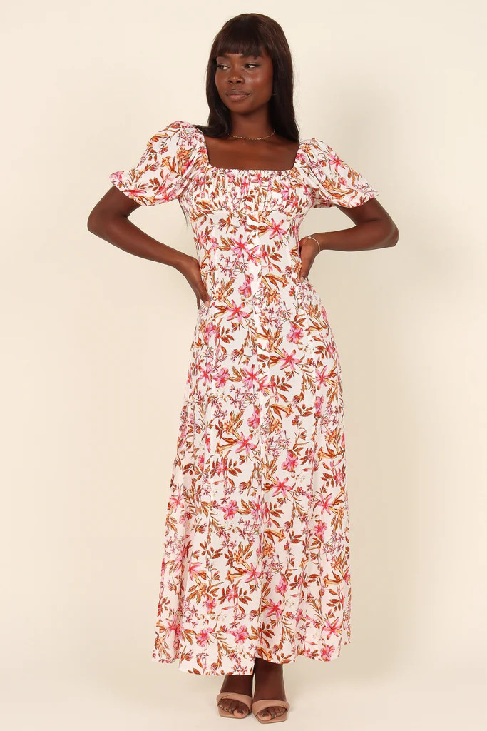 Alani Dress - White Floral | Petal & Pup (US)
