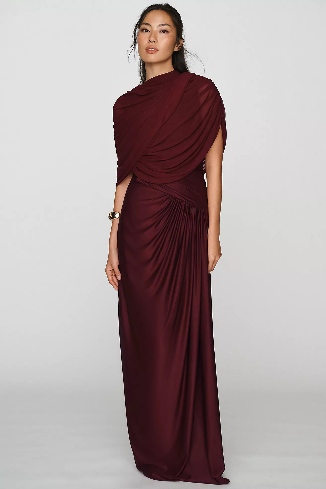 Deme by Gabriella Jasmine Draped Maxi Dress | Anthropologie (US)