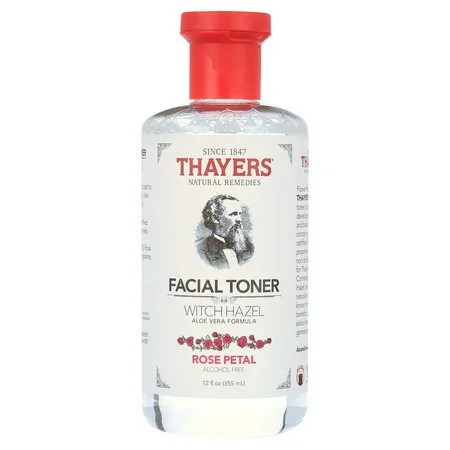 Thayers Alcohol-Free Rose Petal Witch Hazel with Aloe Vera, 12 Fluid Ounce | Walmart (US)