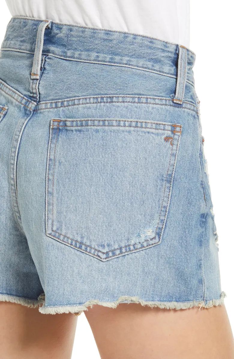 Relaxed Destructed Edition Denim Shorts | Nordstrom