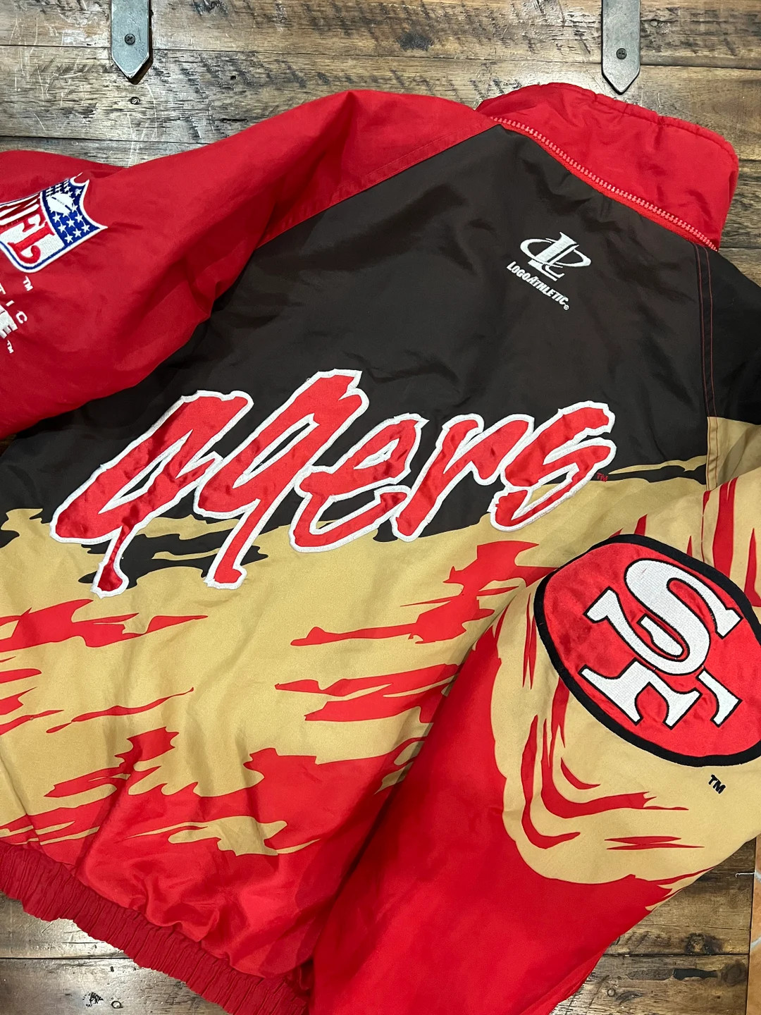 Vintage 90s San Francisco Forty Niners 49ers Logo Athletic Splash Jacket - Etsy | Etsy (US)