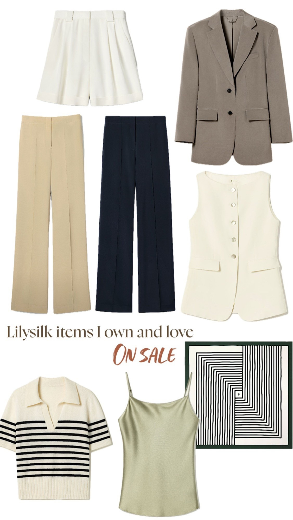 Items from Lilysilk I own and love that’s available on the Black Friday sale 

#LTKCyberWeek #LTKWorkwear #LTKSaleAlert