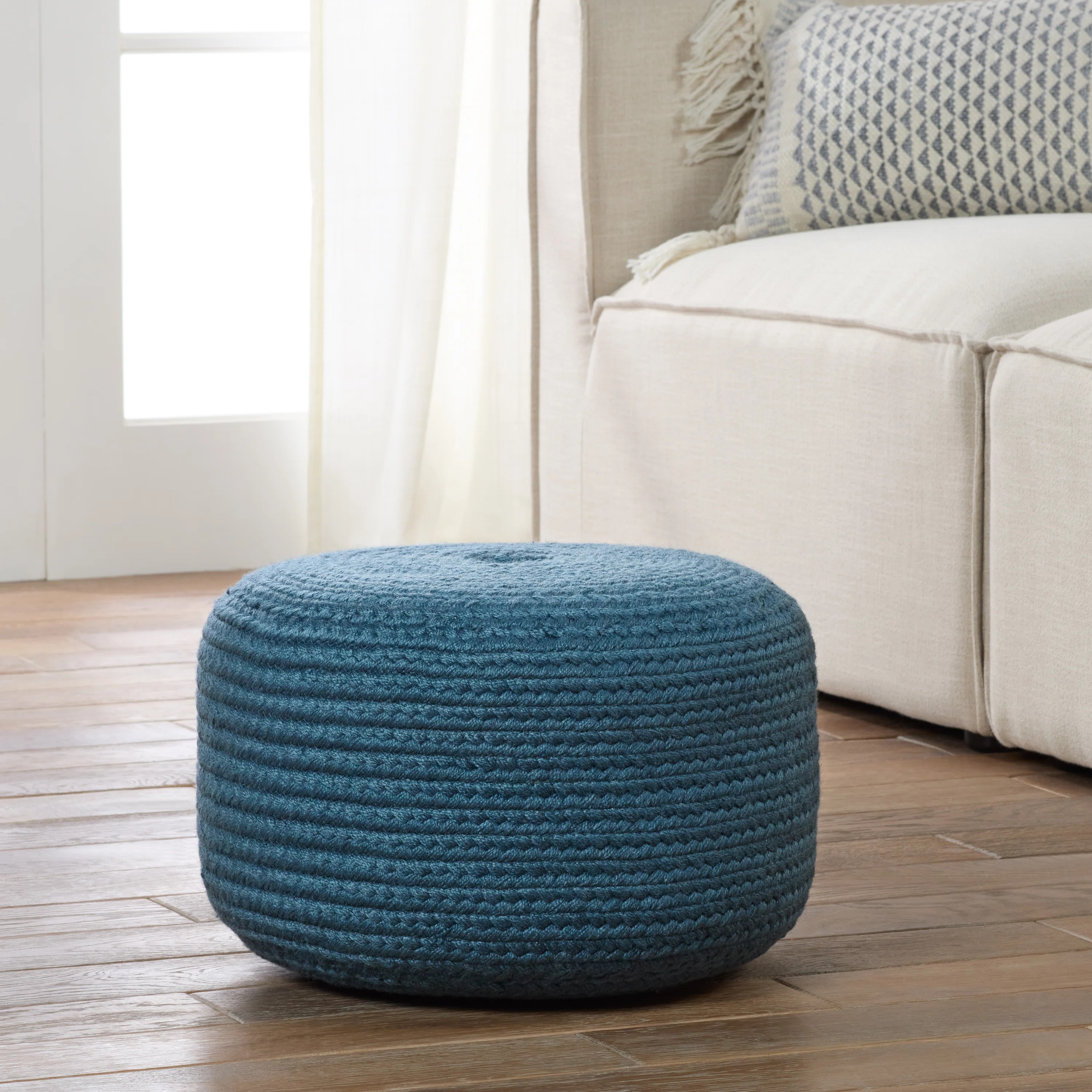 Dalenna Upholstered Outdoor Ottoman | Wayfair North America