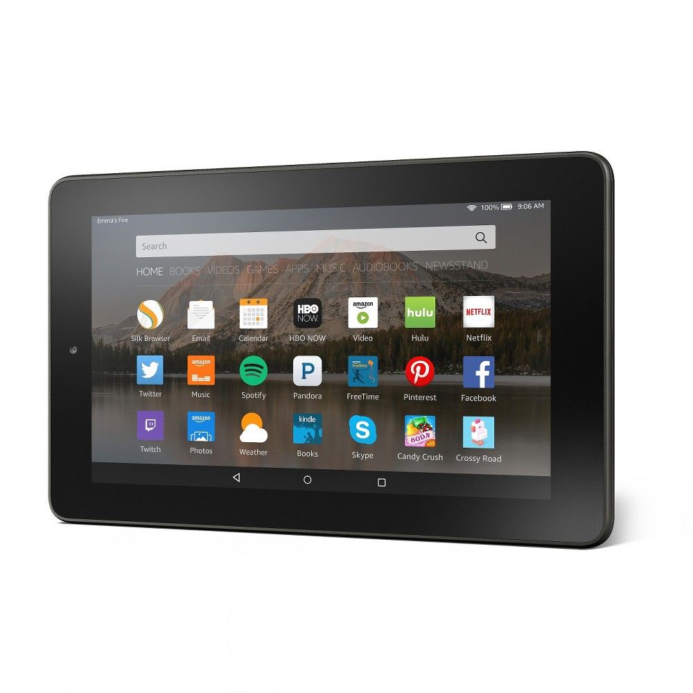 Amazon Fire Tablet, 7"" Display, Wi-Fi, 8 GB, Special Offers - Black | Target