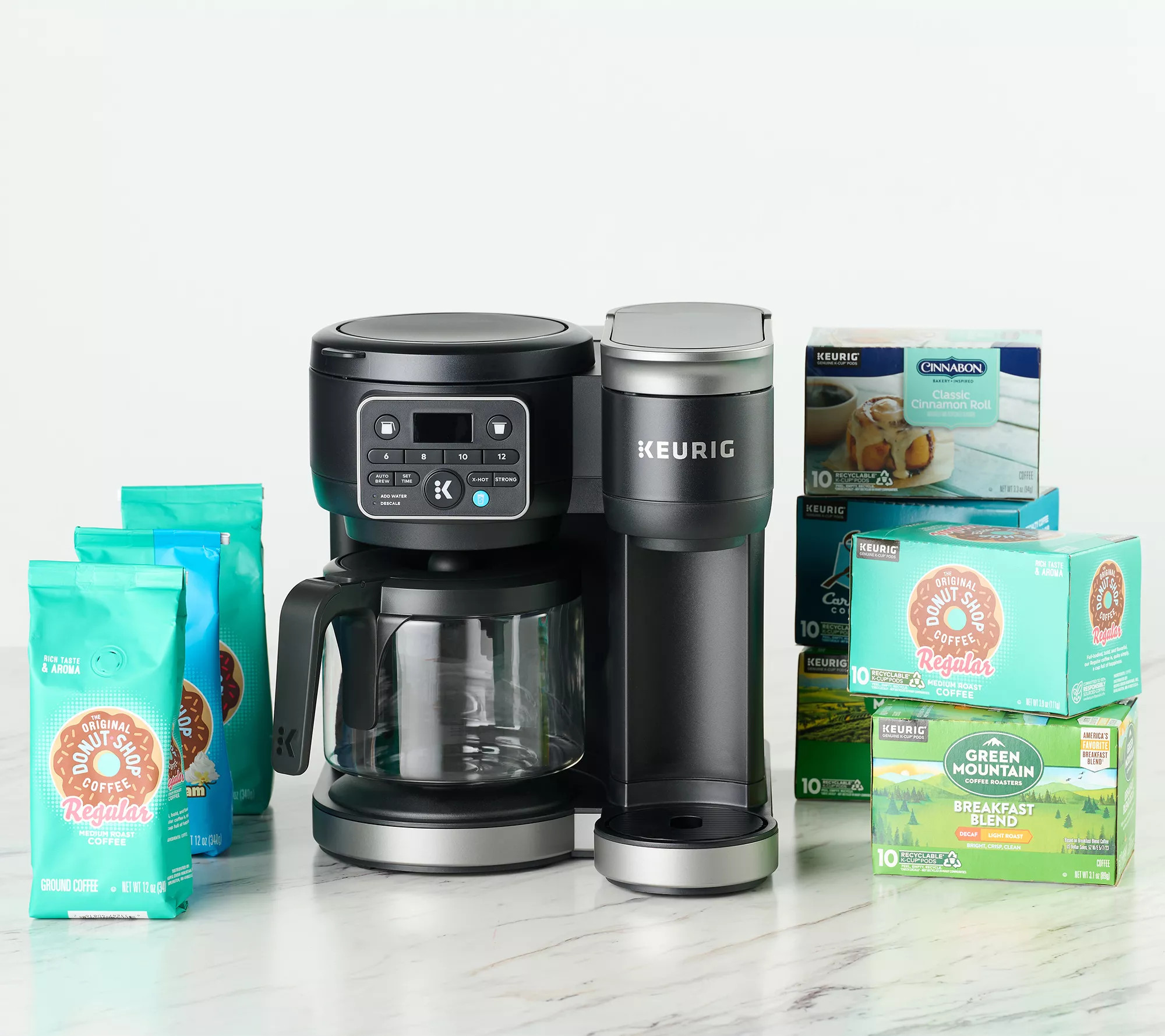 Keurig K-Duo Gen 2 Hot/Iced Single-Serve & Carafe Coffee Maker Bundle - QVC.com | QVC