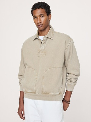 Archive Reissue French Terry Rugby Jersey | Banana Republic (US)