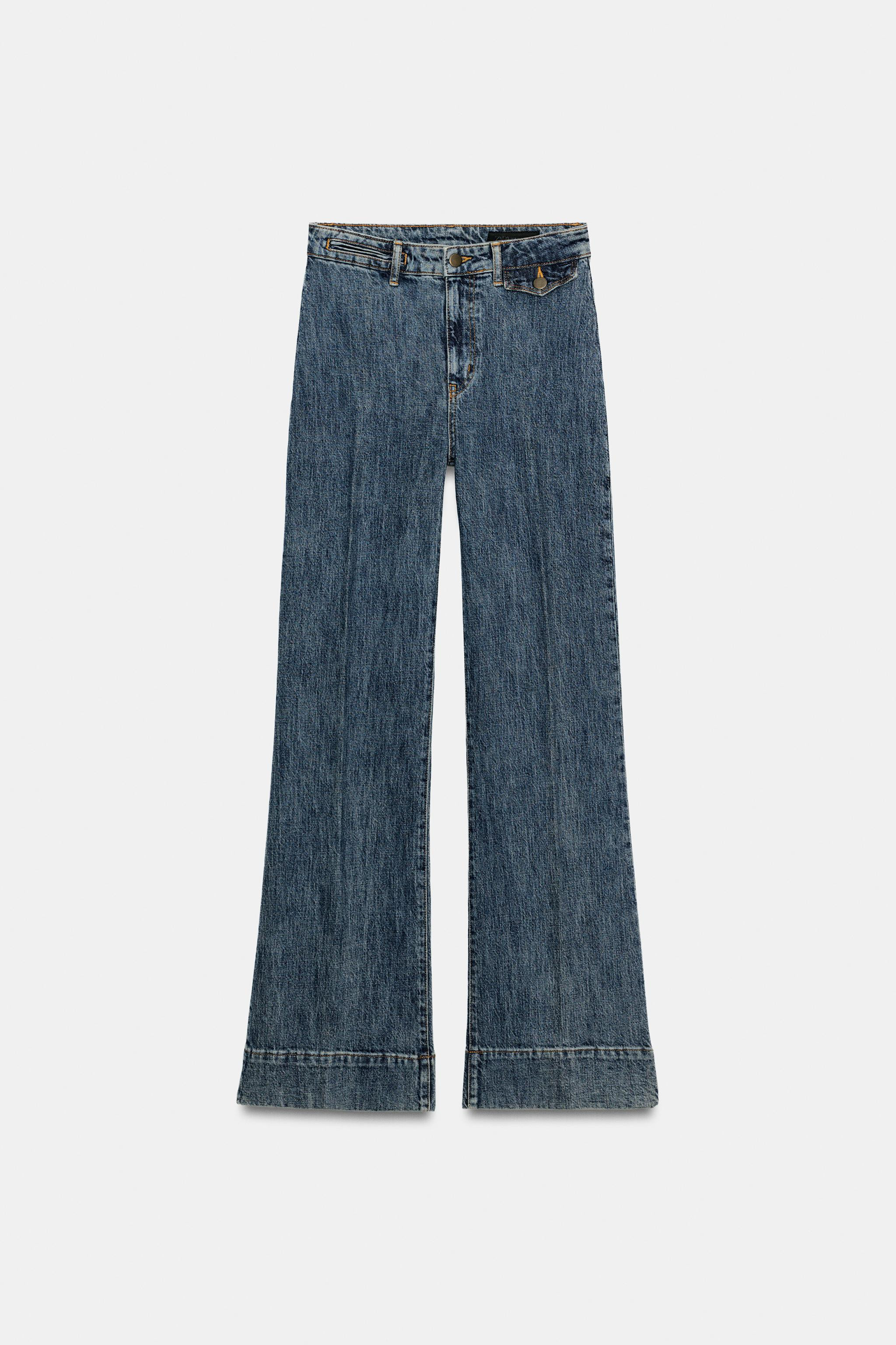 ZW COLLECTION HIGH-RISE FLARE JEANS | Zara US