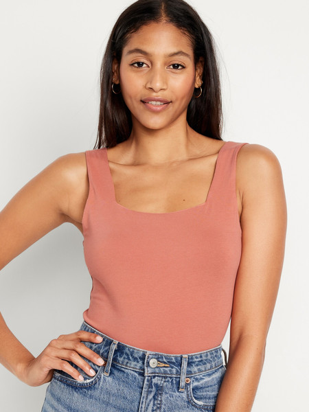 Sleeveless Square-Neck Bodysuit | Old Navy (US)