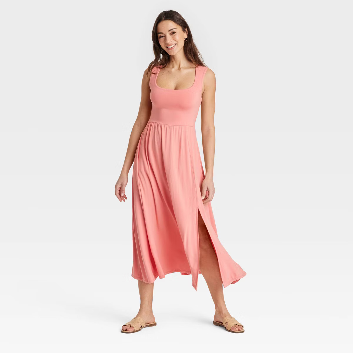 Women's Knit Ballet Midi Shift Dress - A New Day™ | Target